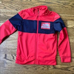 PUMA Kids Red and Blue Jacket
